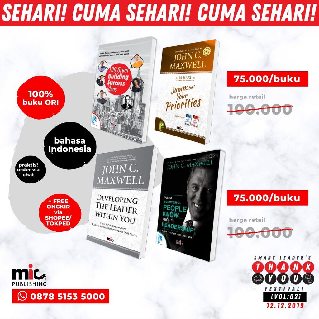 PROMO 12.12 - Pilih Judul Buku