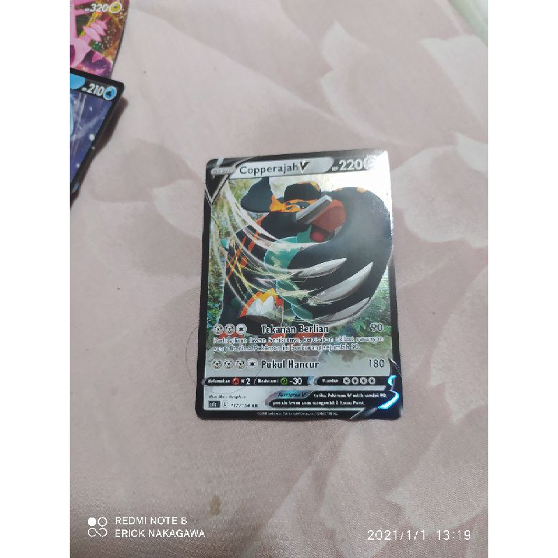 kartu pokemon bahasa Indonesia copperajah v RR