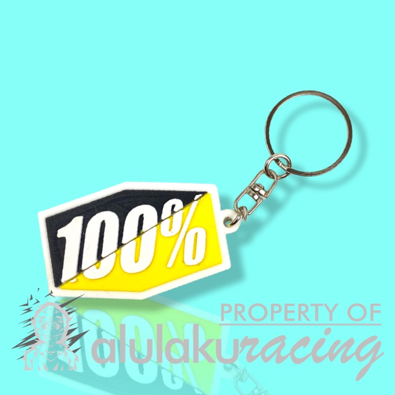 Gantungan Kunci / Keychain Motocross Trail Logo 100 Percent - SP011