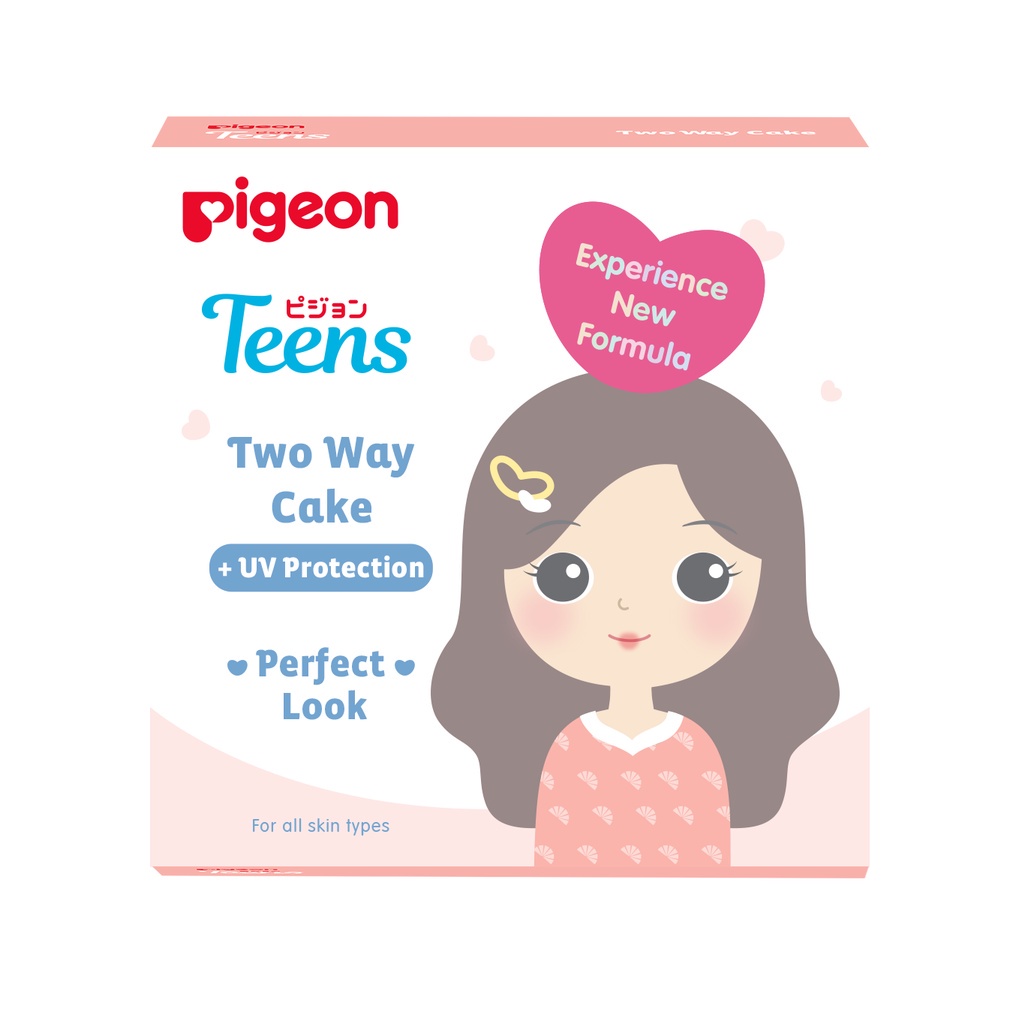 PIGEON TEENS Two Way Cake UV Protect Perfect Look 14gr