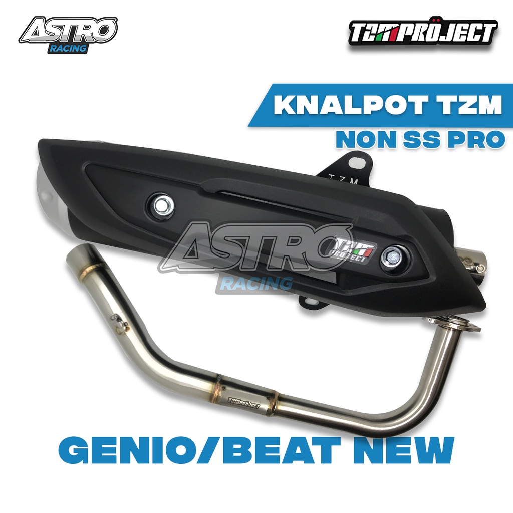 Knalpot TZM Project Racing BeaT Fi ESP Scoopy Fi ESP Vario 125 Vario 150 NMAX AEROX LEXI PCX 150 STD NON SS PRO FULL PACKAGE-GENIO