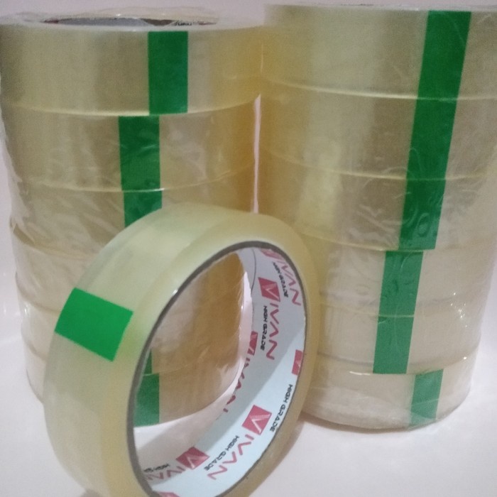 

Isolasi Bening/solatip Bening 1 inch 72 yard harga / 1 pcs