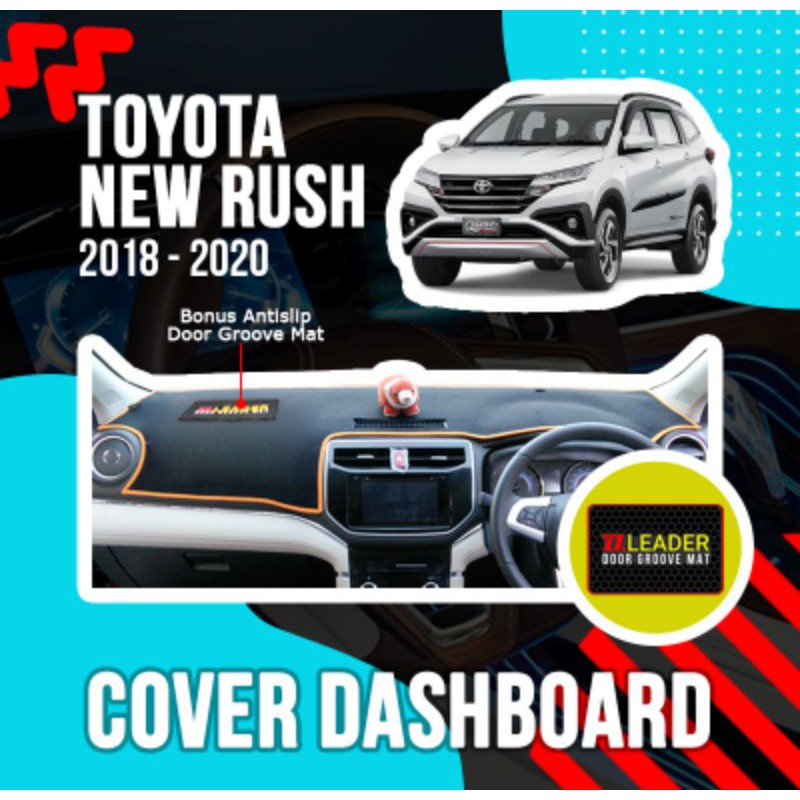 alas karpet cover dashboard mobil all new rush