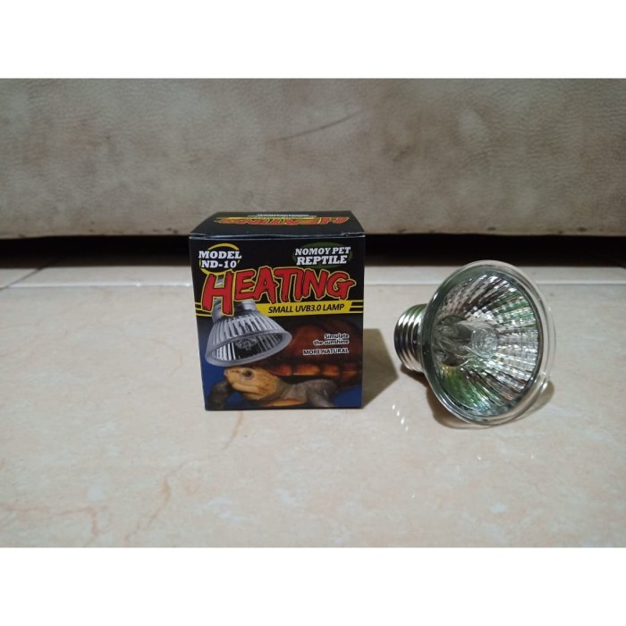 Lampu kura kura uva + uvb 25watt Nomoypet