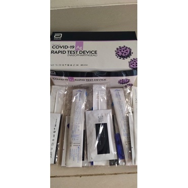 SWAB ANTIGEN TEST ABBOTT kit ready