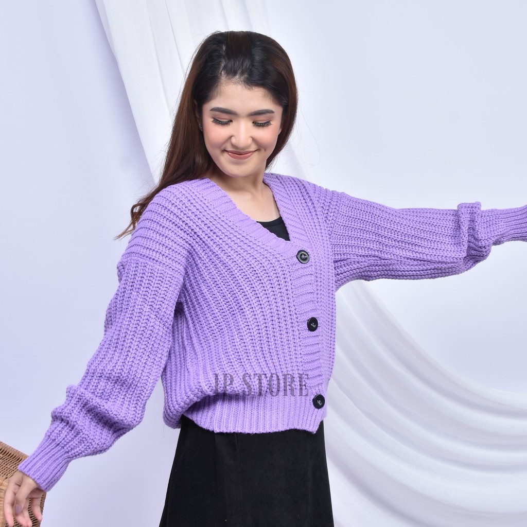 [END YEAR SALE] Shila Cardigan Rajut Premium / Knitwear Wanita Nakara Kardigan Rajut Lengan Panjang