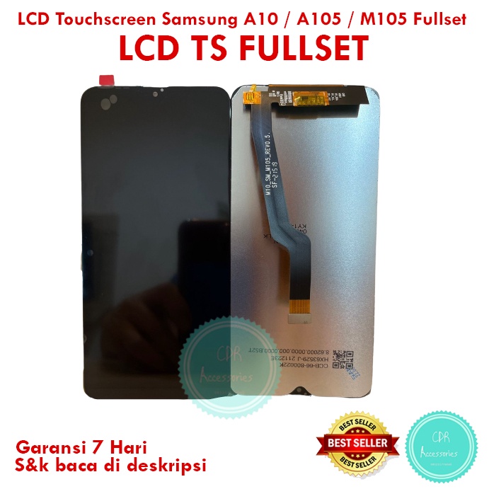 LCD Touchscreen Samsung A10 / A105 / M105 Fullset
