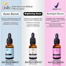 BISA  COD - AISH SKINCARE KOREA ORIGINAL 100% BPOM - SERUM ACNE | BRIGHTENING | DARK SPOT | CREAM DAY NIGHT | FACIAL | TONER