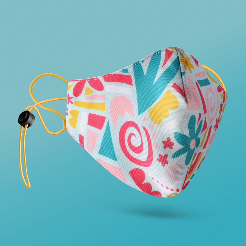 MASKER KAIN DEWASA 3 LAPIS (WATER REPELLENT - ANTI-BACTERIAL) ORGANIC TOSCA