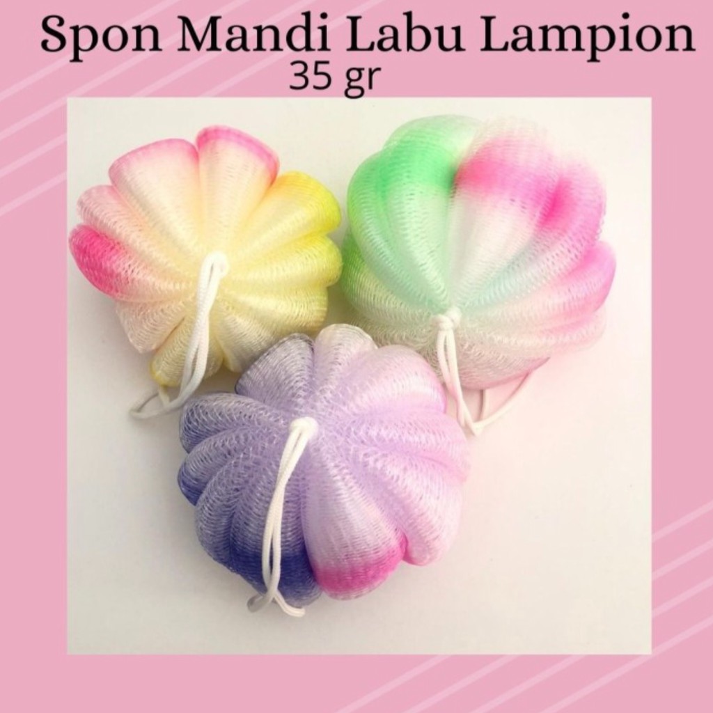 SPON MANDI LABU / SPON MANDI LAMPION,MANGGIS,DAN BLEWAH