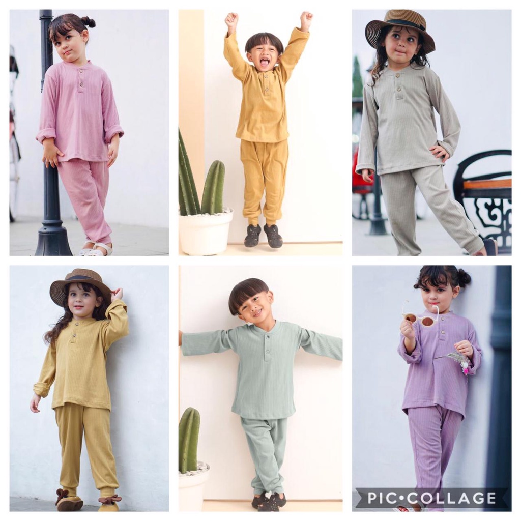 FREE KONEKTOR MASKER ! Loungewear / Pakaian Anak/ Baju Anak / Setelan anak