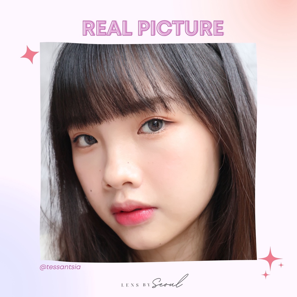 LENSBYSEOUL O'lola Heiress - Gray Korean Natural Contact Soft Lens