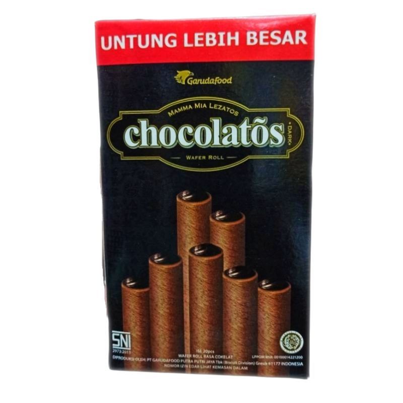 

Gerry Chocolatos dark Roll 20 pcs - 16 gram