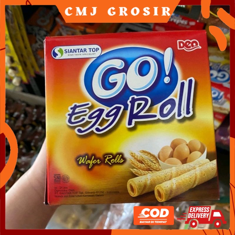 

[PACK/BOX] GROSIR GO EGG ROLL ISI 24