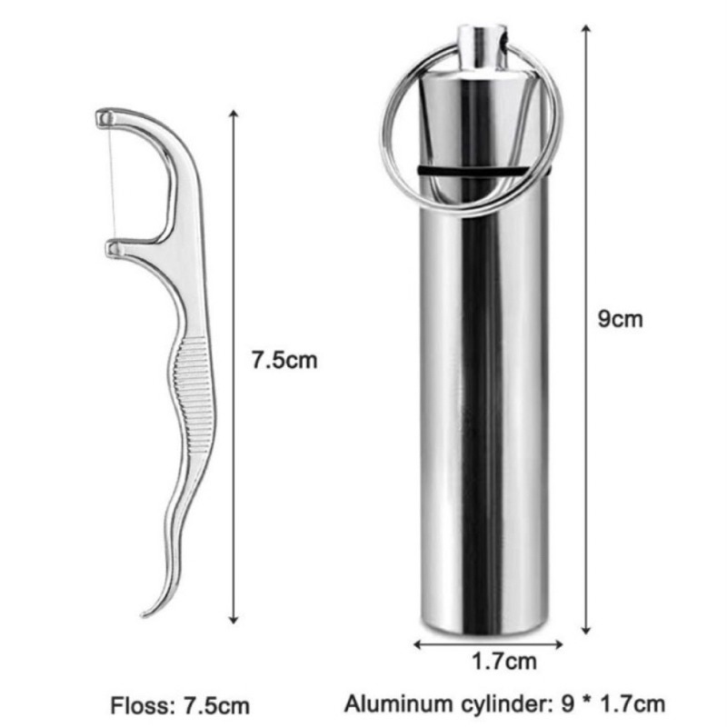 Tusuk gigi 1 set 7in1 stainless steel