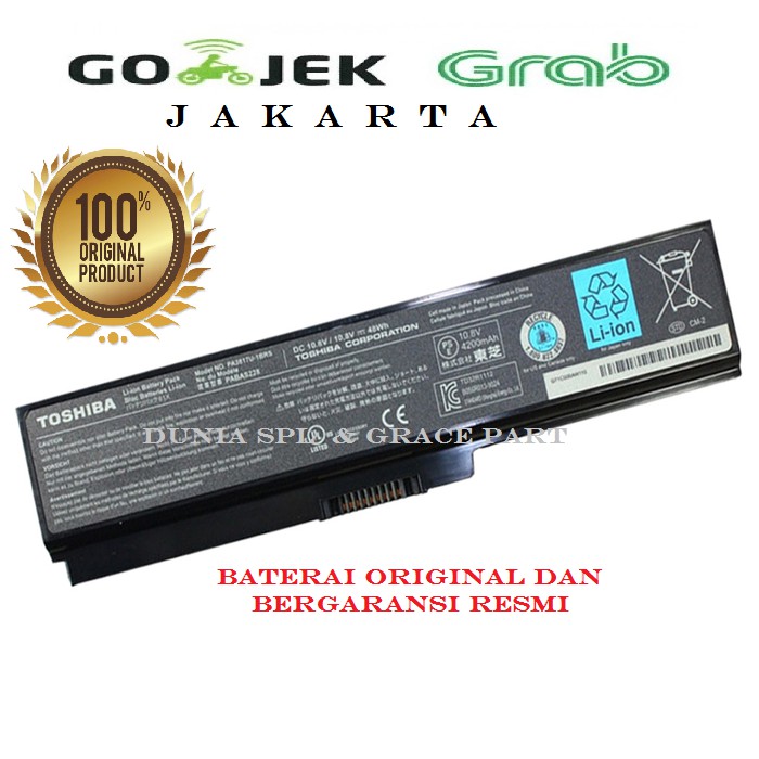 Baterai Toshiba Satellite P750 Satellite L740 - series Satellit PA3817U Original