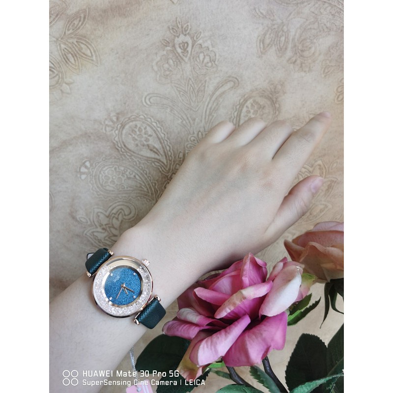 MQE Jam Tangan Wanita Fashion Leather Strap- SB W006