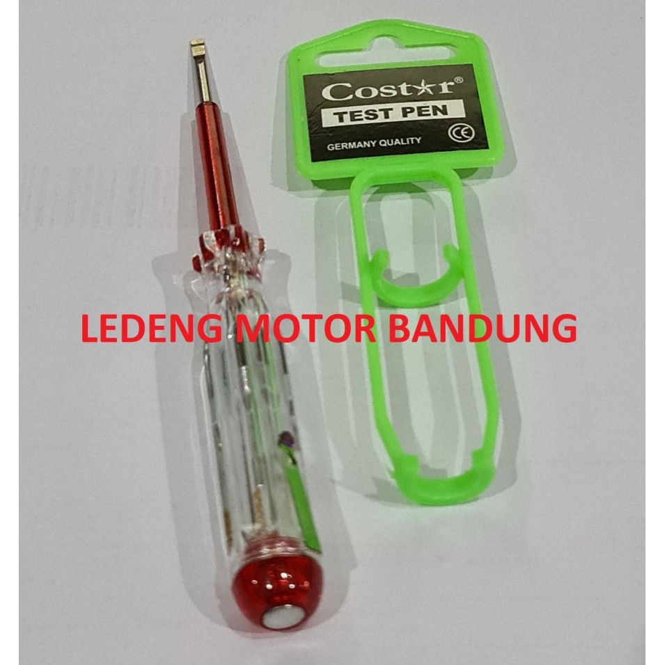 Tespen AC Murah Obeng Test Pen Listrik max 500v