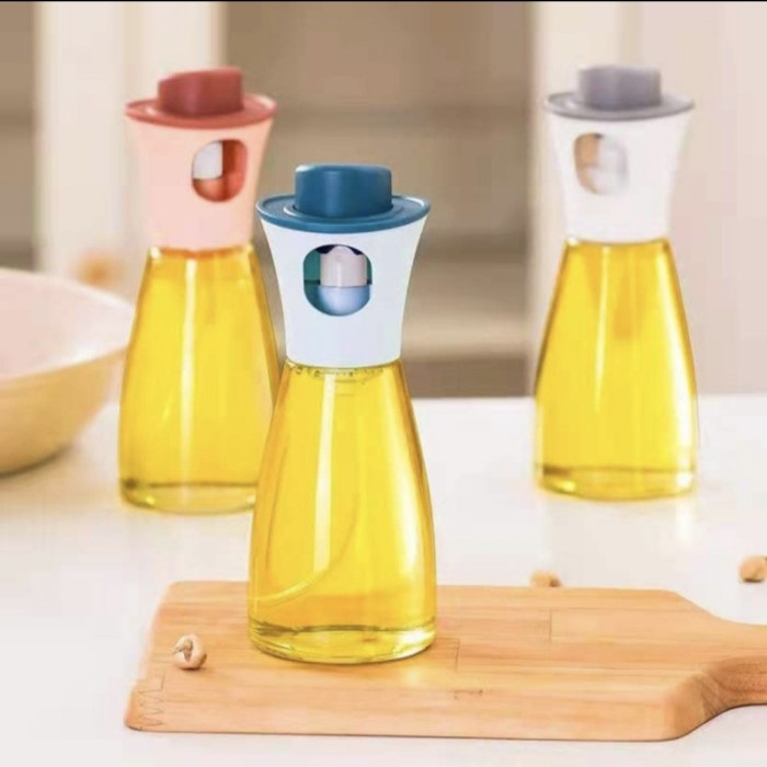 OBA180ml Botol Minyak Semprot Kaca Cooking Oil Sprayer BottleDispenser