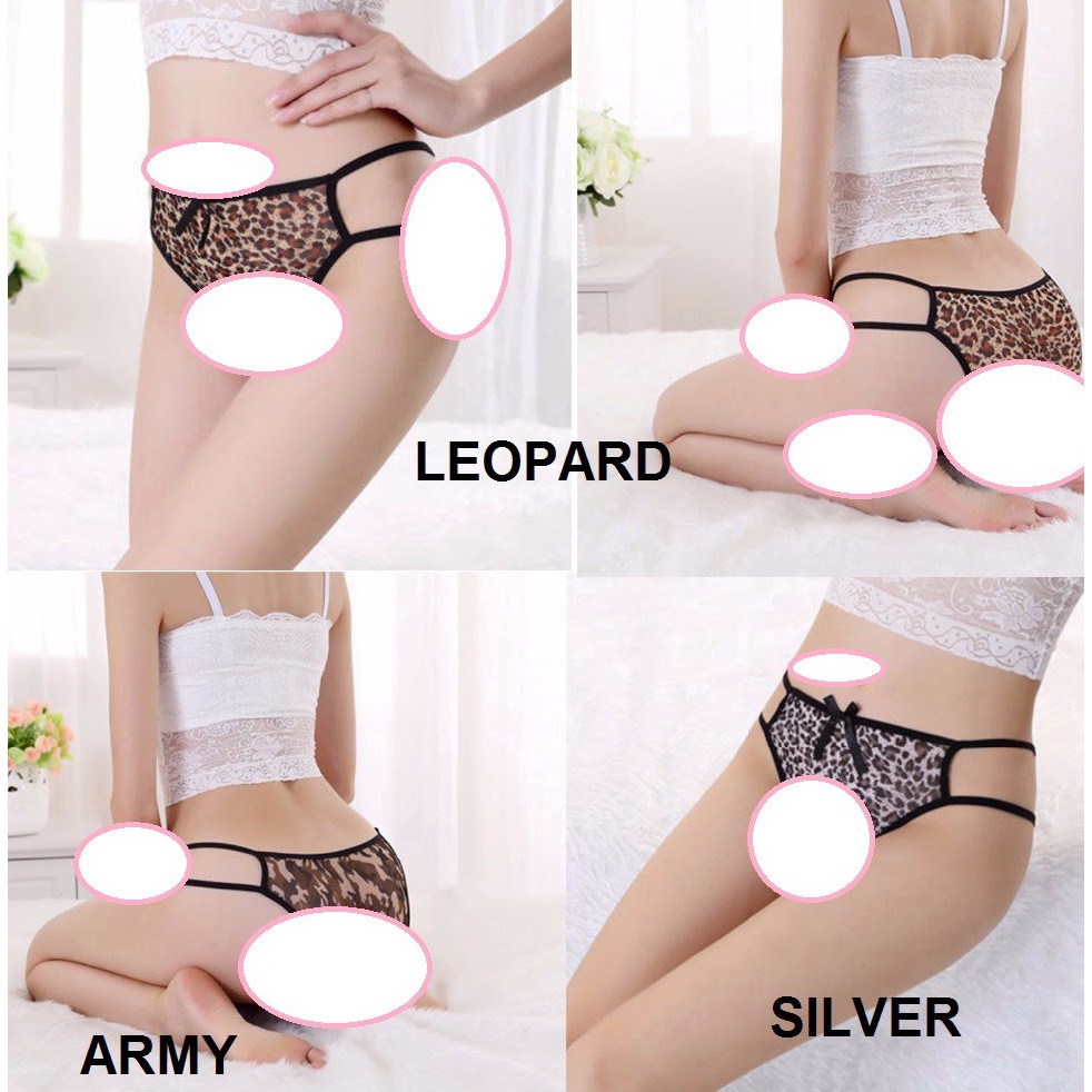 Celana dalam Lingerie wanita Sexy open crotch Gstring