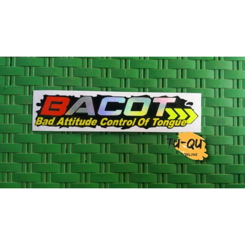 Stiker Bacot