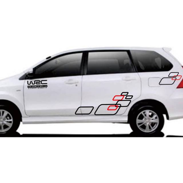 Sticker mobil all new avanza // stiker mobil all new xenia // stiker list body mobil avanza