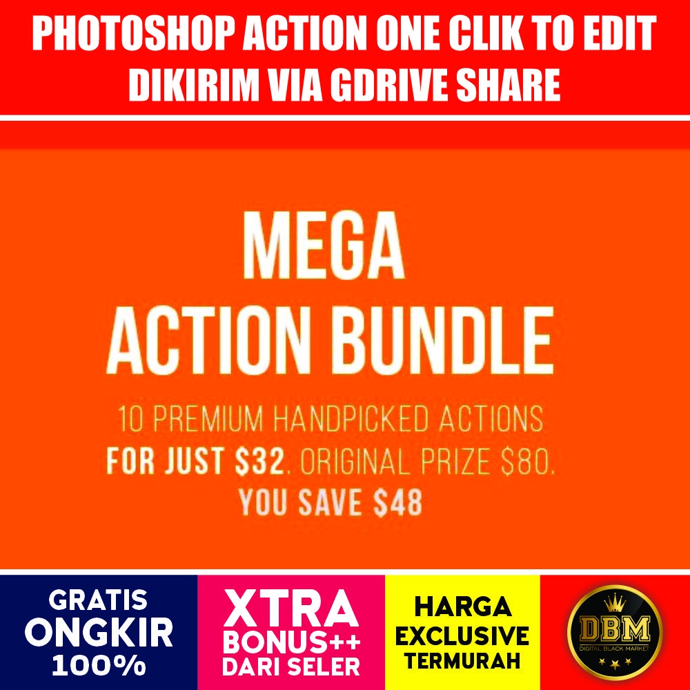 Mega Action Bundle - Photoshop Action