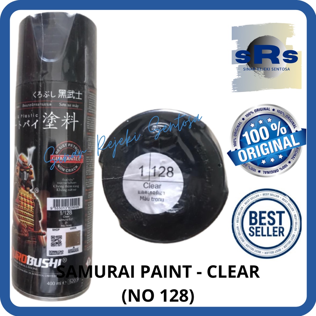 SAMURAI PAINT - CAT SAMURAI AEROSOL 128 CLEAR