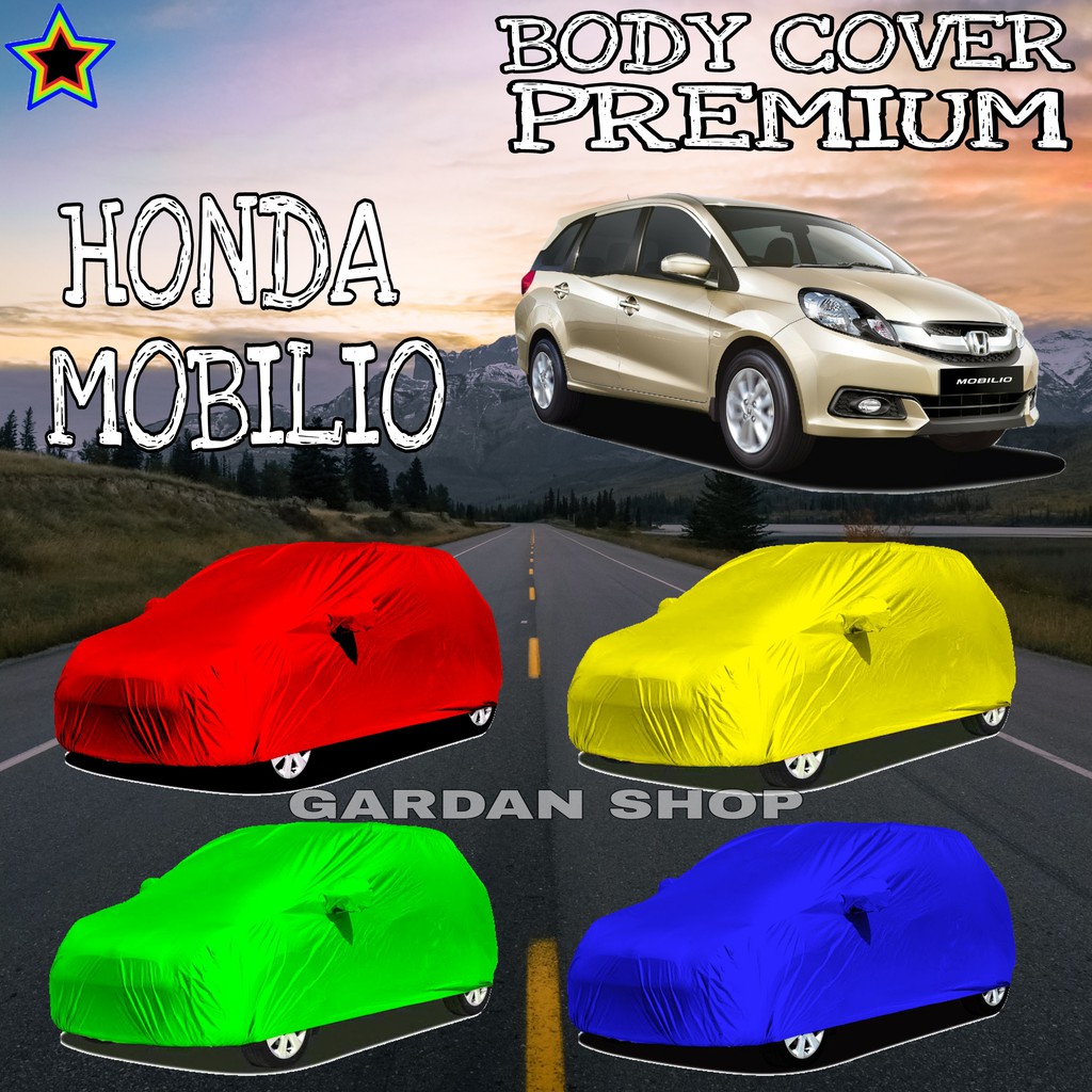 Sarung Mobil HONDA MOBILIO Polos WARNA Body Cover Honda PREMIUM