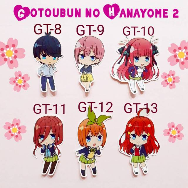 

Sticker Anime Gotoubun no Hanayome 2