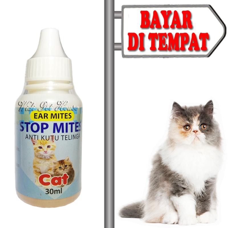 OBAT SAKIT  TELINGA KUCING KUTU ANTI  SAKIT KUPING KUCING STOP MITES