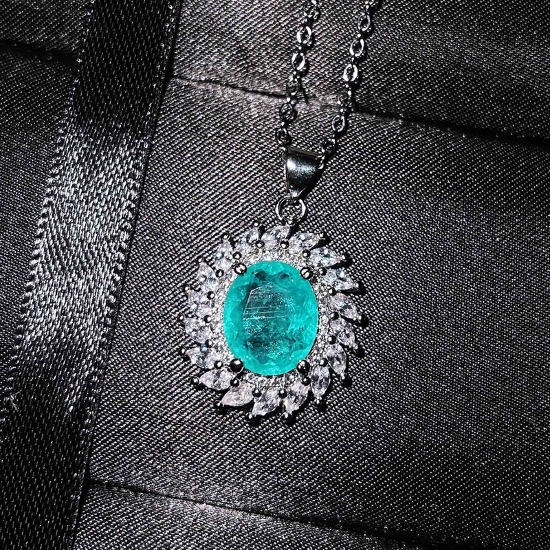 New Green Moissanite Luxury Necklace