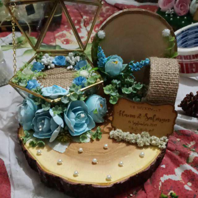 Tempat Cincin /terarrium Ringbox /ringbearer/ Tempat Maskawin/tempat Cincin Rustic /terarrium Rustic