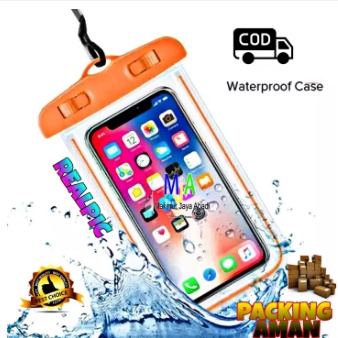 Case HP Tahan Air / Cover HP Anti Air / Pelindung Tas Plastik HP / Pouch Bag Smartphone Waterproof Hujan 4-7 inch PREMIUM QUALITY