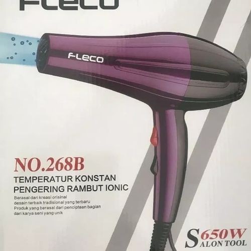 Fleco 268B Hair Dryer Pengering Rambut Dengan Ion dan Temperatur Konstants