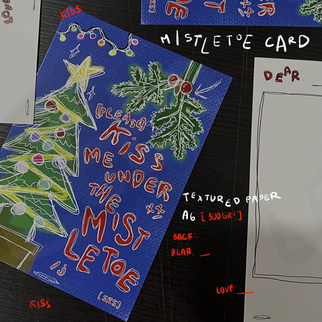 

mistletoe card