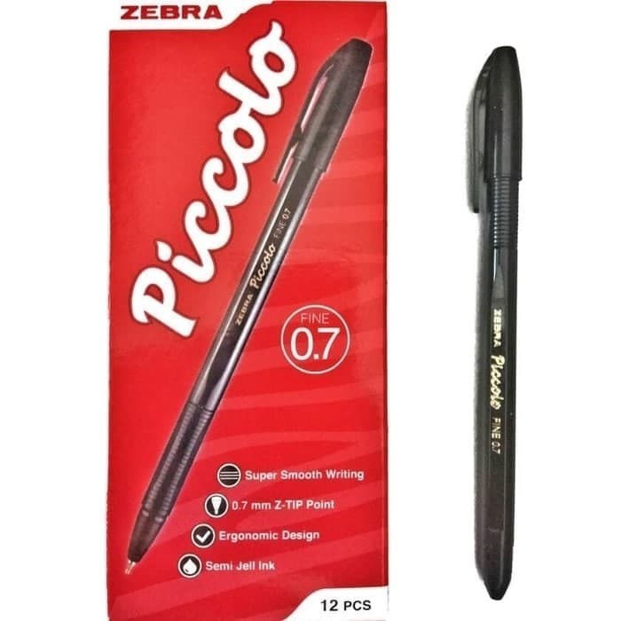 

PULPEN PICCOLO ZEBRA 0.7MM BALLPOINT MURAH JC