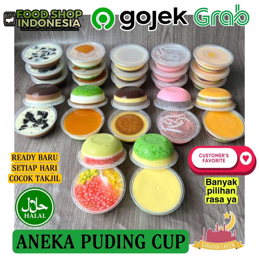 

Aneka Puding Cup Jajanan Takjil Ramadhan manisan makanan ringan murah snack murah cemilan murah jajanan murah jajan snack oleh oleh murah enak berkualitas jajanan kekinian camilan murah