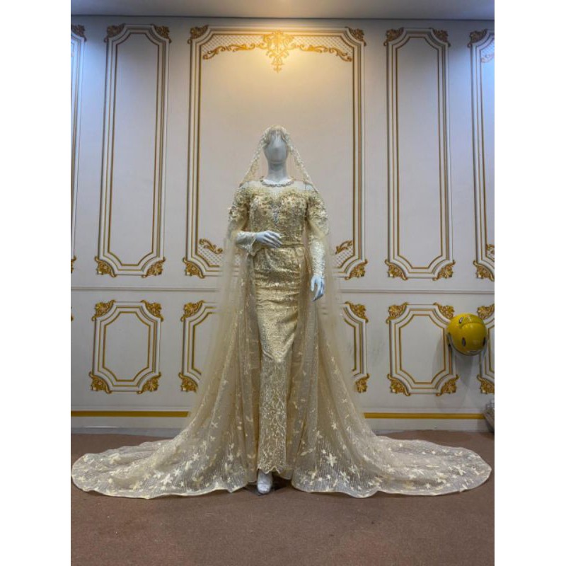 kebaya pengantin mewah