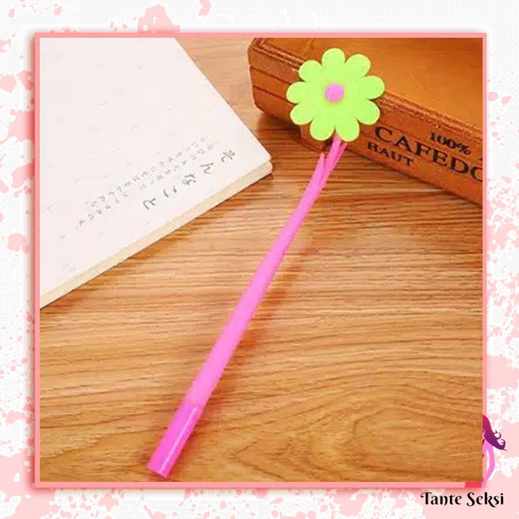 

Pen Flower Karakter Lucu Pulpen Pena Unik Motif Bunga