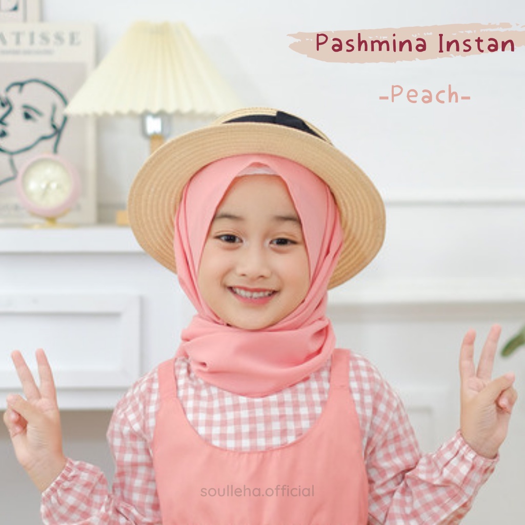 Soulleha Pashmina Instan Anak Shafa Premium 1-12 Tahun