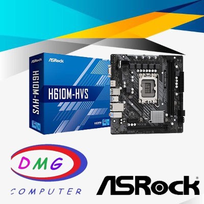 Motherboard ASROCK H610M-HVS (LGA1700, H410, DDR4, USB3.2, SATA3)