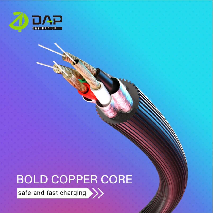 Kabel Micro DAP D-S30M Kabel Data Micro USB Fast Charging - ISI 30 -