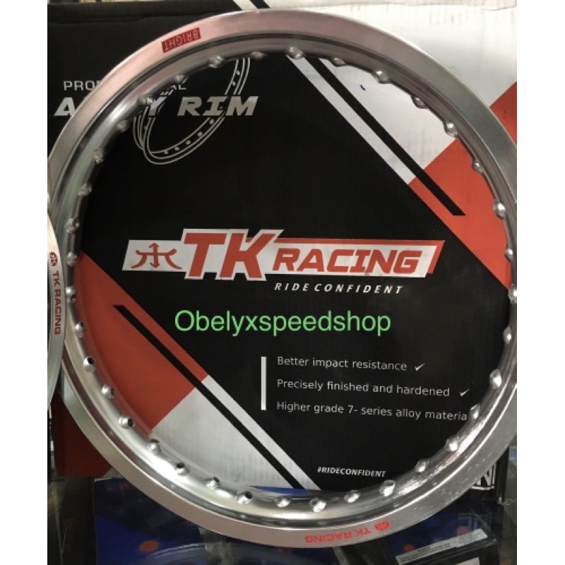 Velg Tk racing/ Tk Japan silver 185 ring 17