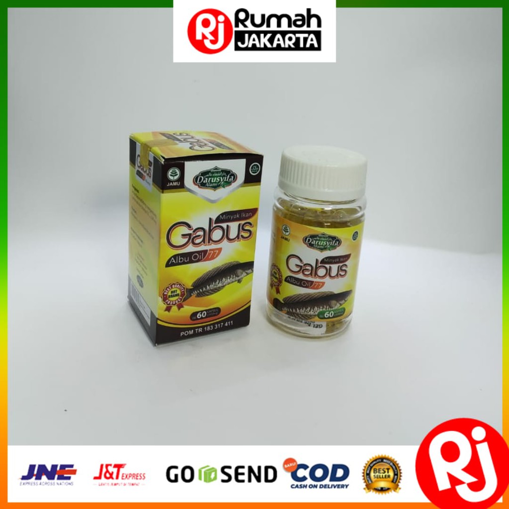 Kapsul Minyak Ikan Gabus Albu Oil 77 Darusyifa Ori
