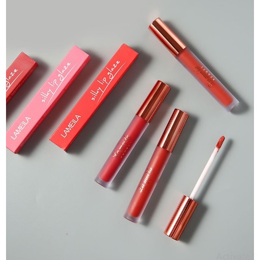 LAMEILA BEAUTY LIP GLOSS VELVET MATTE ~ Lipstick Pelembap Bibir 1029