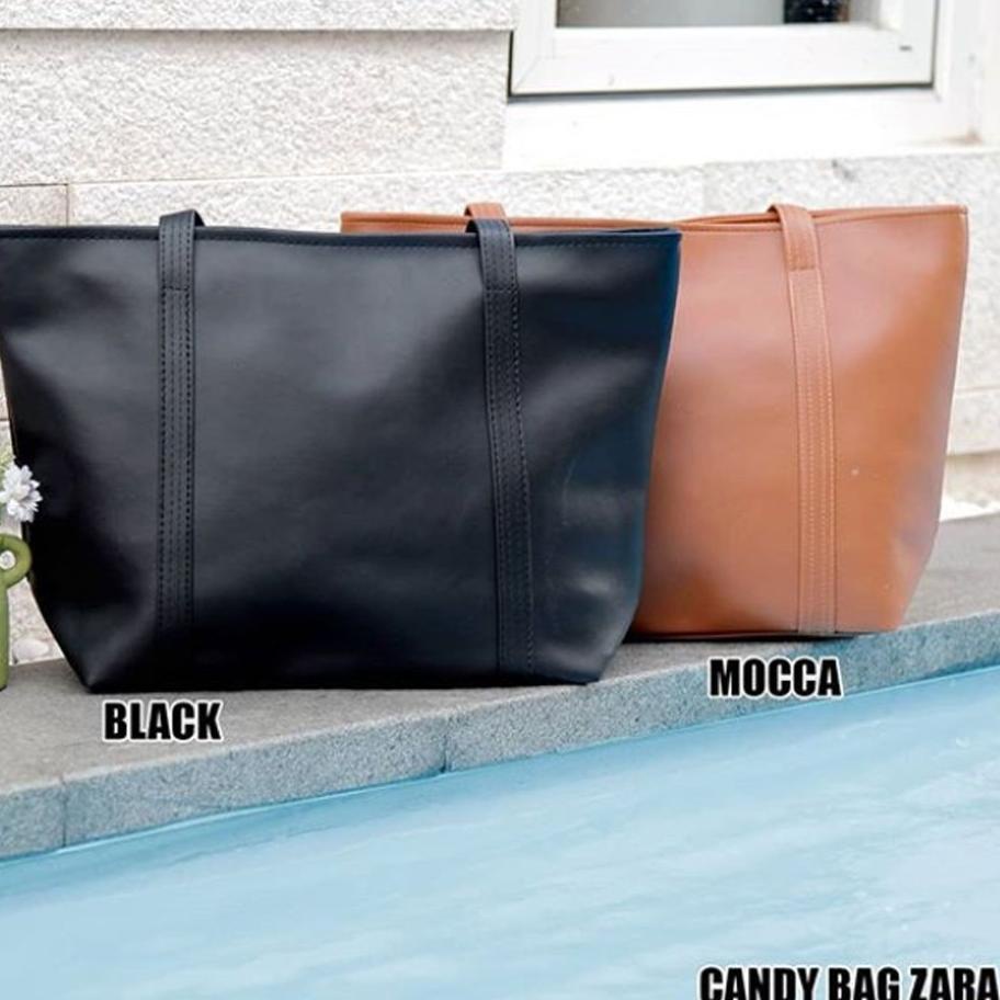 Harga Murah QHQHF REAL PICT  tas wanita tas totebag candy zara ADA TALI PANJANG tas selempang 64 Ba