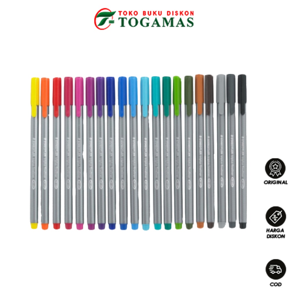 

READY STOCK !! BALLPEN PULPEN BOLLPOIN TRIPLUS MIX STAEDTLER