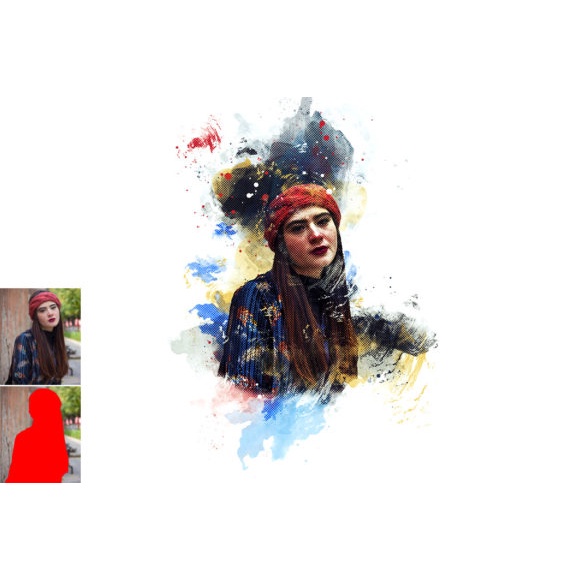Artistic Portrait - Photoshop Action