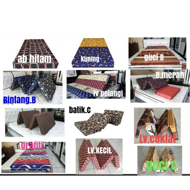 Kasur Busa Lipat 200 x 90 x 10 cm INOAC (GARANSI 5 TAHUN)